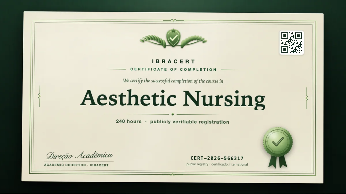 Cover of the Aesthetic Nursing course