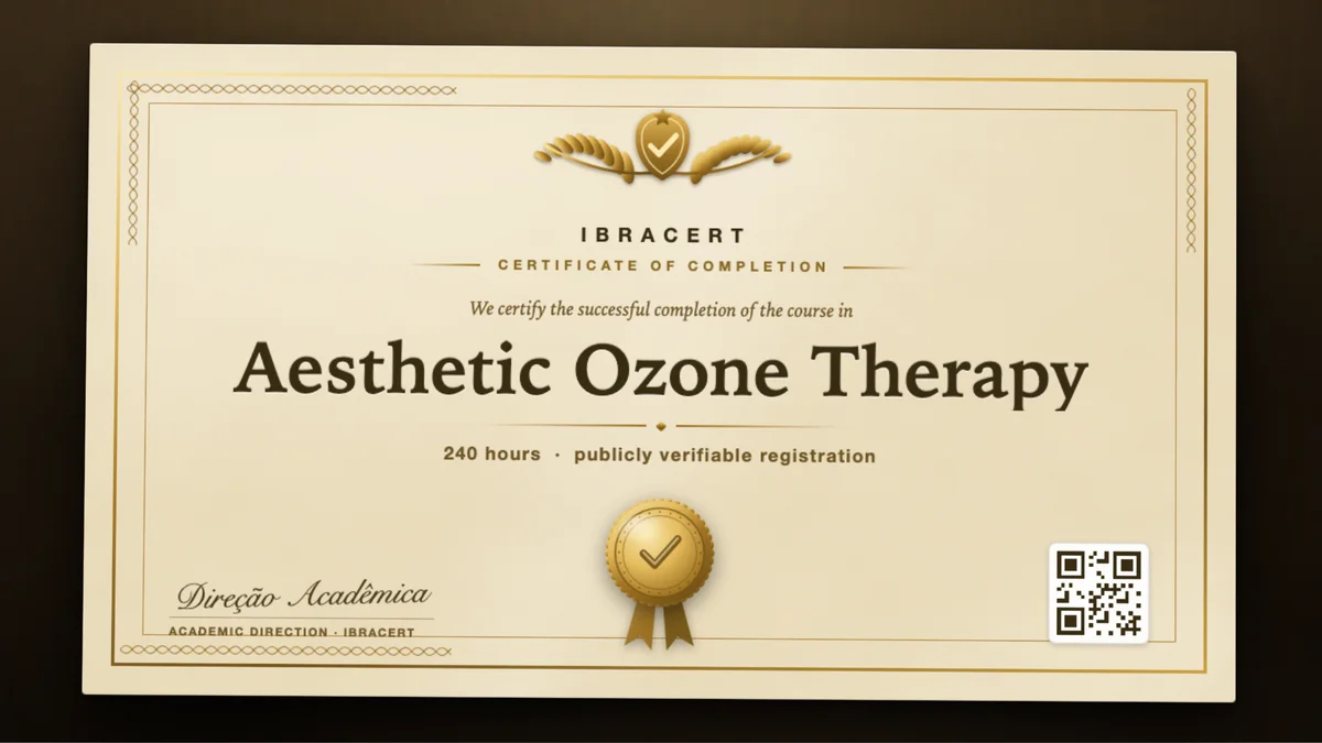 Cover of the Aesthetic Ozone Therapy course