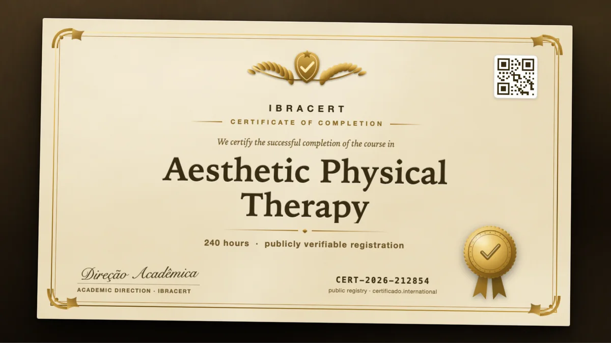 Cover of the Aesthetic Physical Therapy course