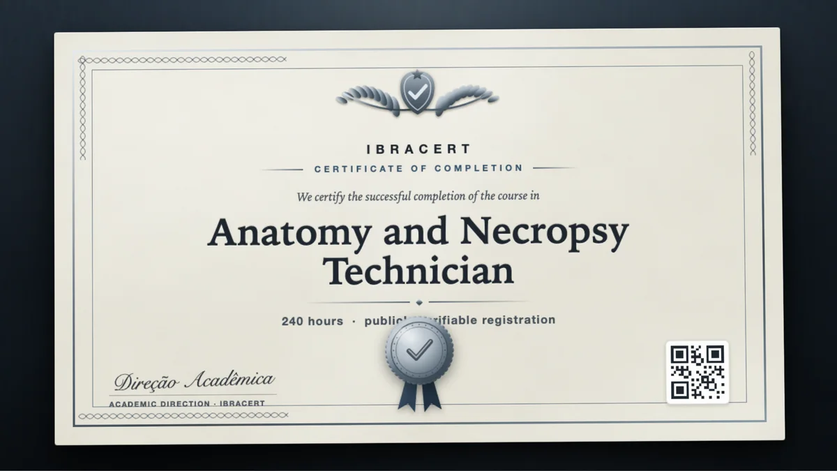 Cover of the Anatomy and Necropsy Technician course