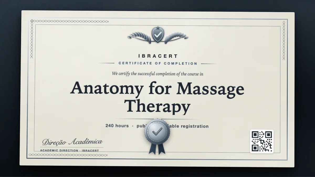 Cover of the Anatomy for Massage Therapy course