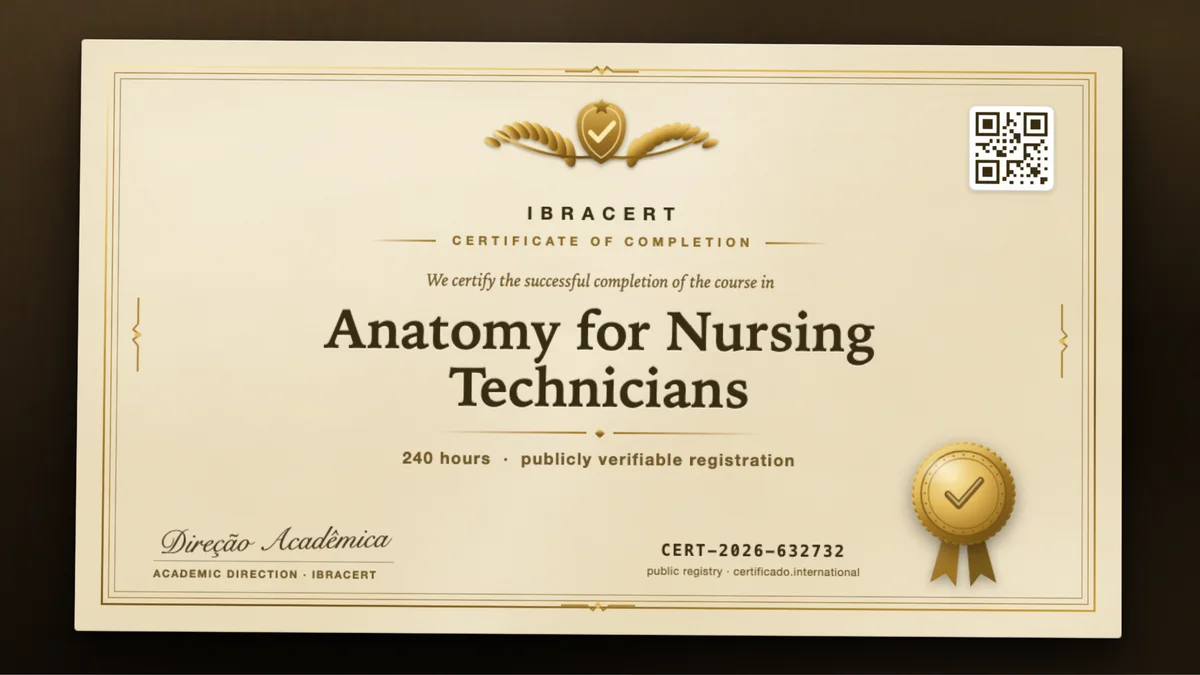 Cover of the Anatomy for Nursing Technicians course