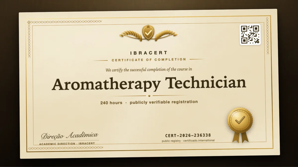 Cover of the Aromatherapy Technician course