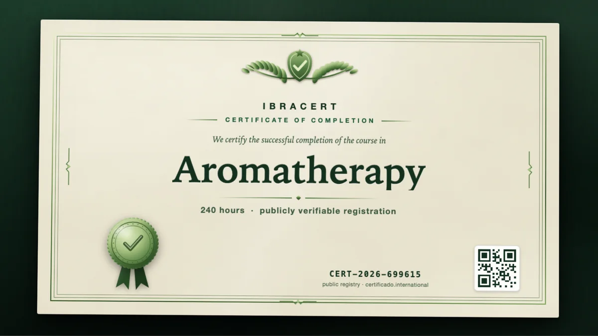 Cover of the Aromatherapy course