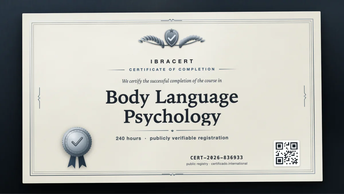 Cover of the Body Language Psychology course