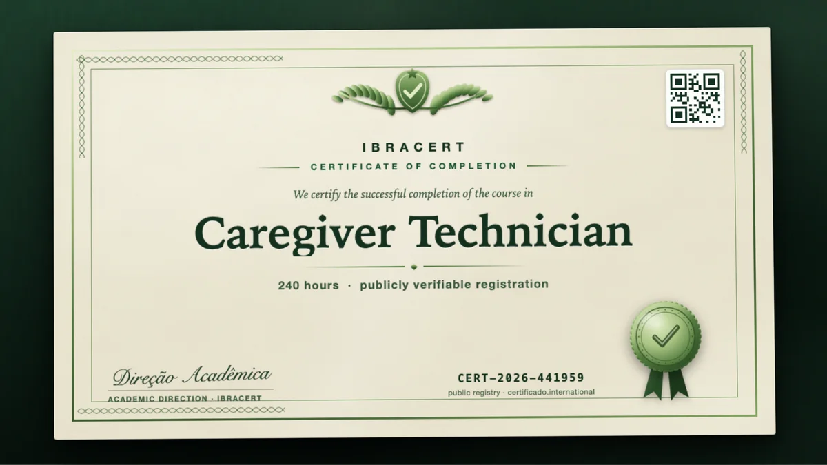 Cover of the Caregiver Technician course