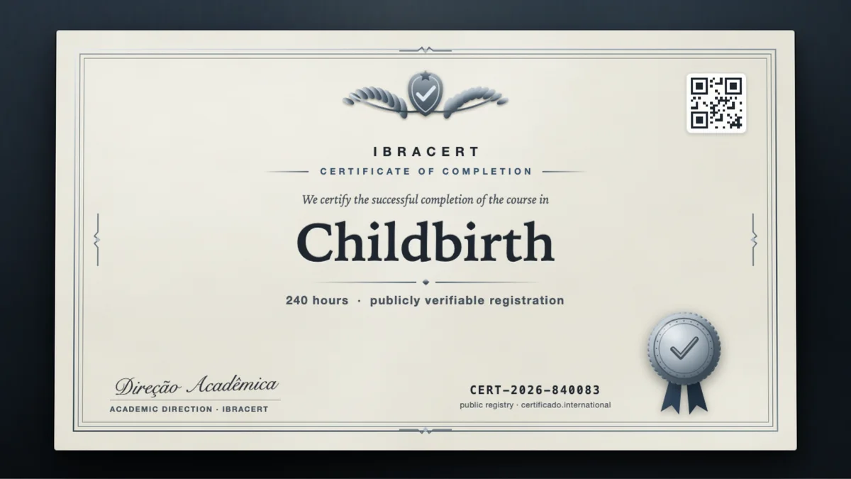 Cover of the Childbirth course