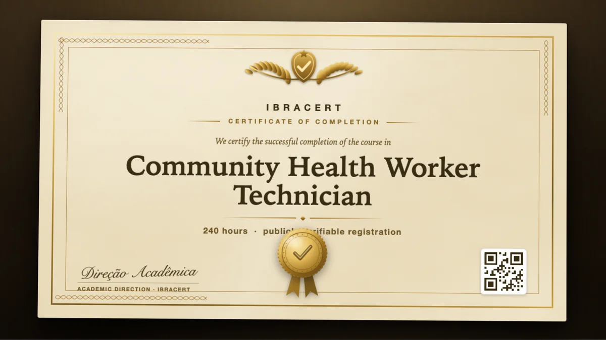 Cover of the Community Health Worker Technician course