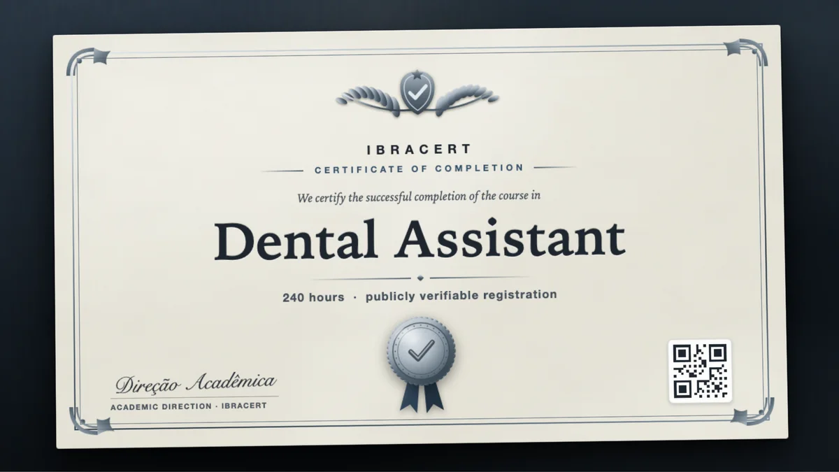 Cover of the Dental Assistant course