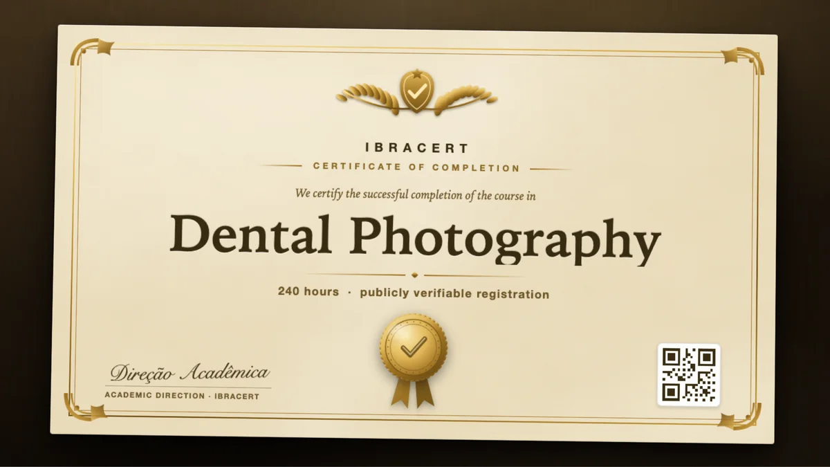 Cover of the Dental Photography course