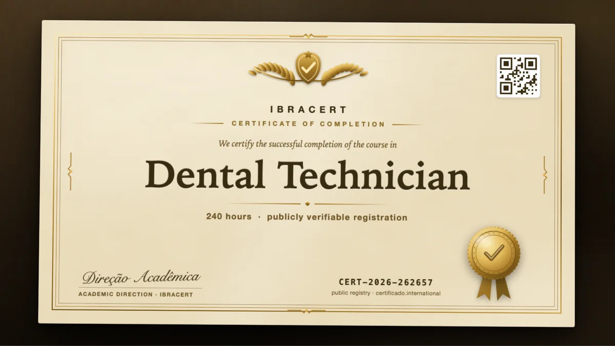 Cover of the Dental Technician course