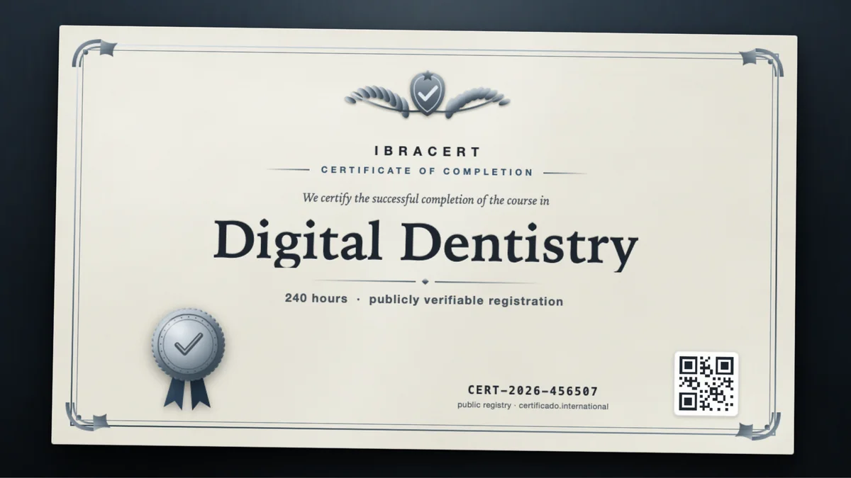 Cover of the Digital Dentistry course