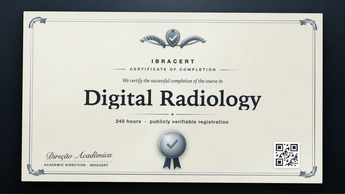 Cover of the Digital Radiology course