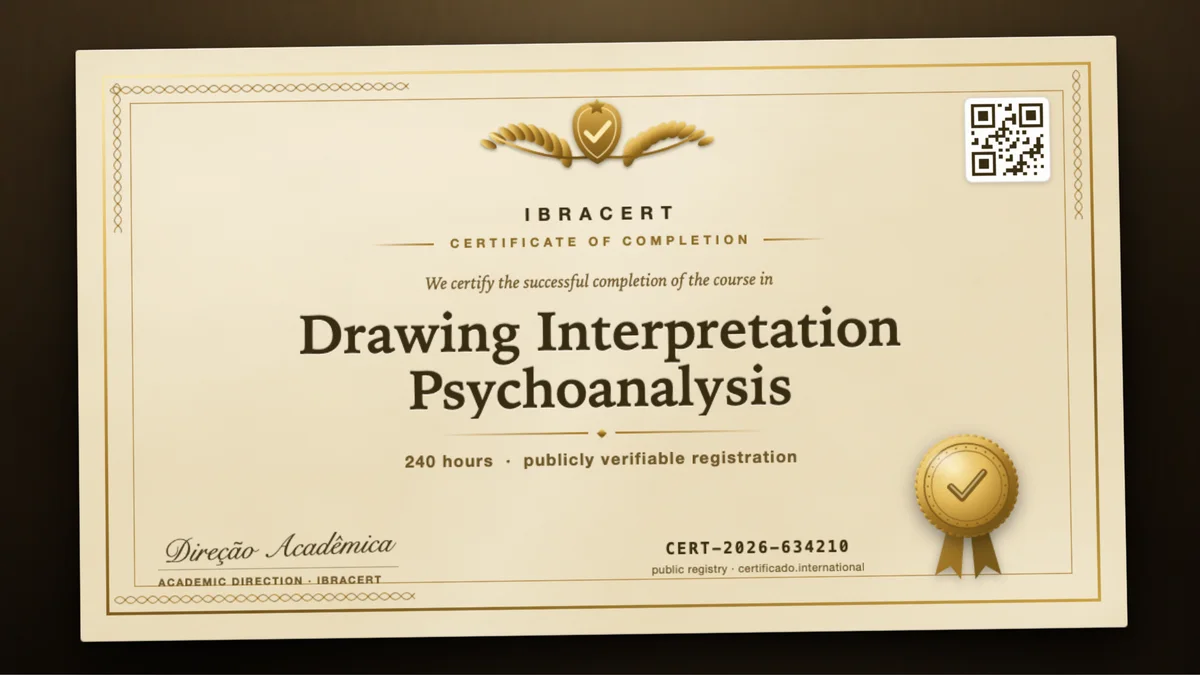 Cover of the Drawing Interpretation Psychoanalysis course