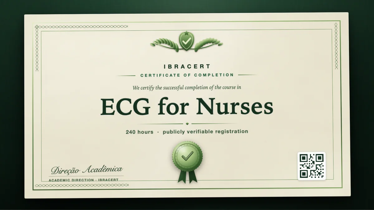 Cover of the ECG for Nurses course
