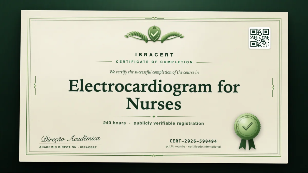 Cover of the Electrocardiogram for Nurses course