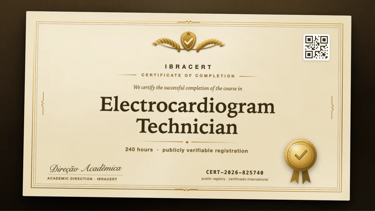 Cover of the Electrocardiogram Technician course