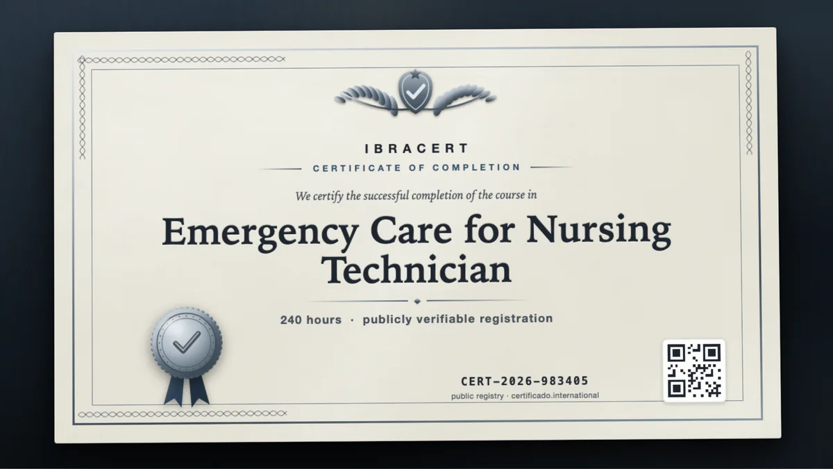 Cover of the Emergency Care for Nursing Technician course