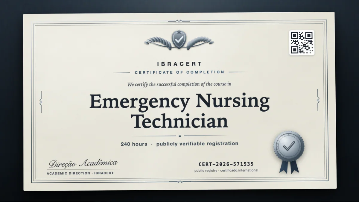 Cover of the Emergency Nursing Technician course