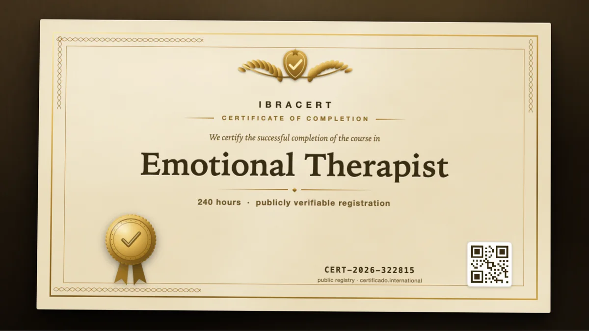 Cover of the Emotional Therapist course