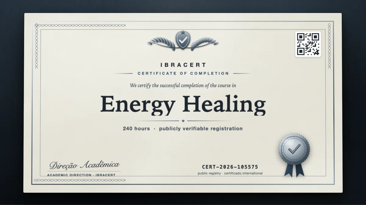 Cover of the Energy Healing course