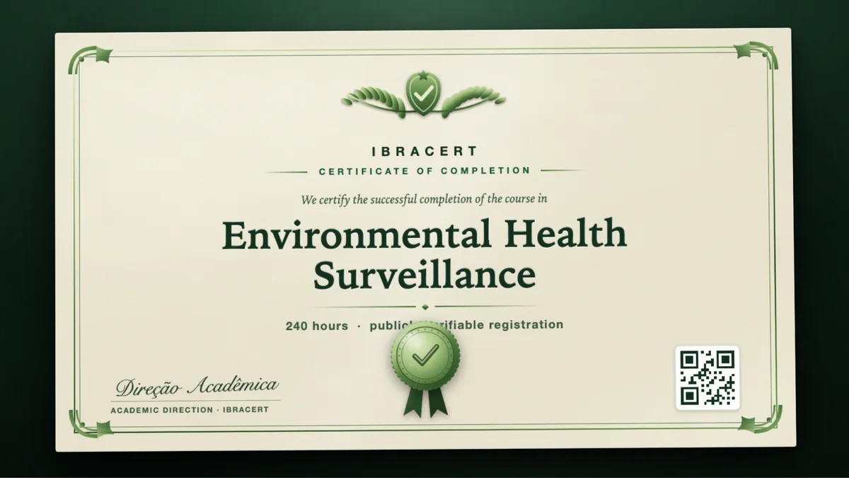 Cover of the Environmental Health Surveillance course