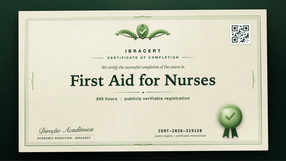 Cover of the First Aid for Nurses course