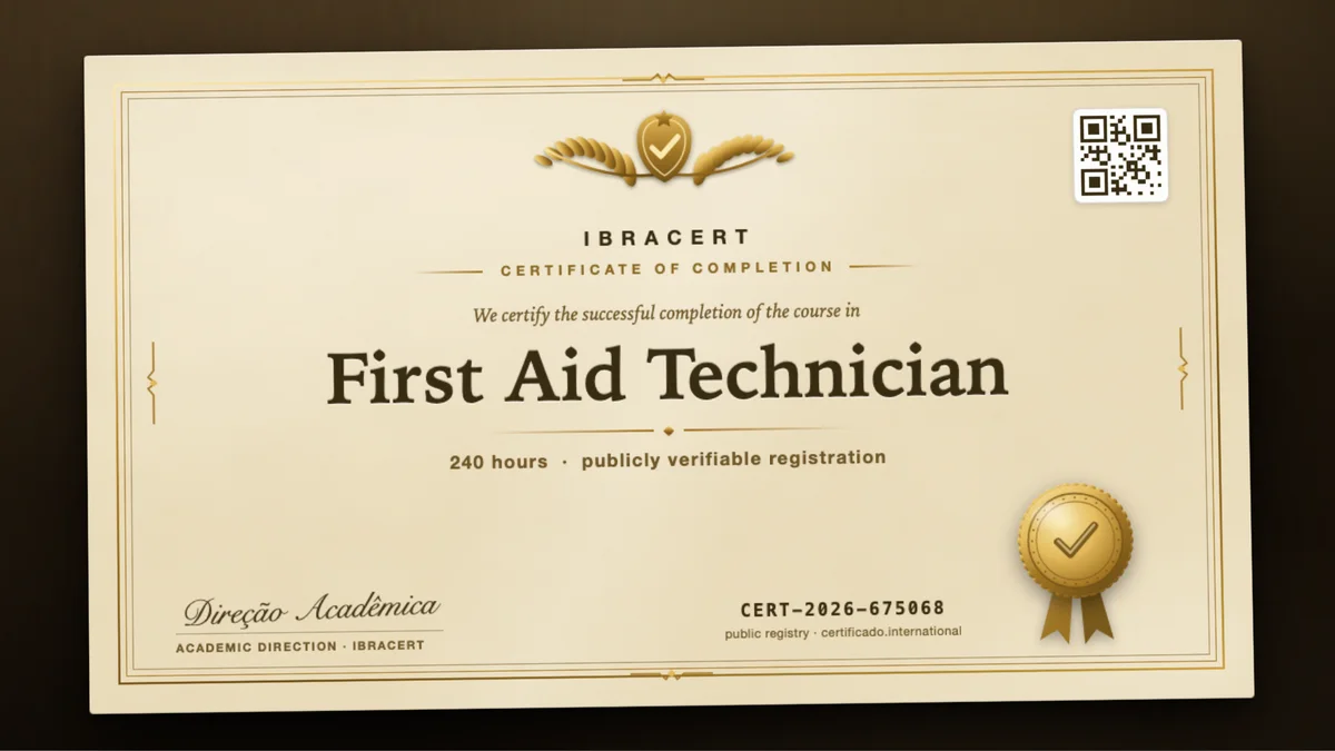Cover of the First Aid Technician course