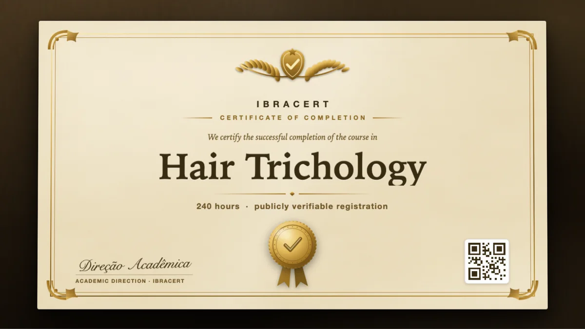 Cover of the Hair Trichology course