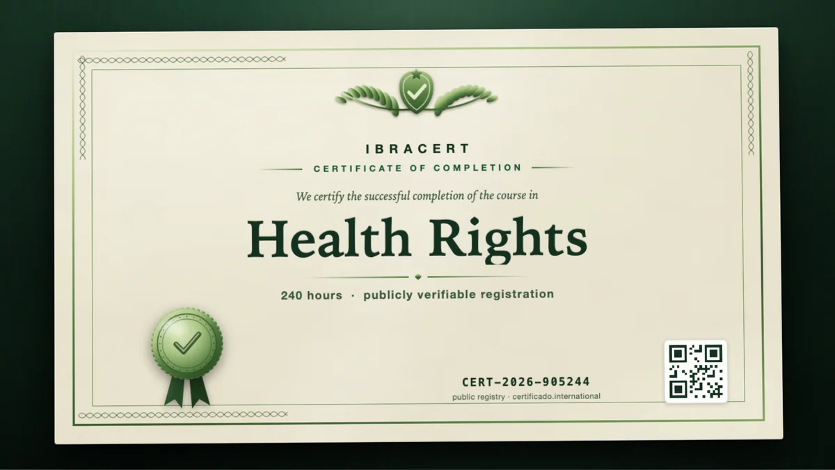 Cover of the Health Rights course
