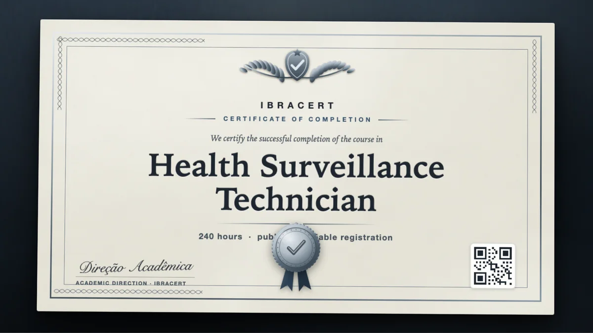 Cover of the Health Surveillance Technician course