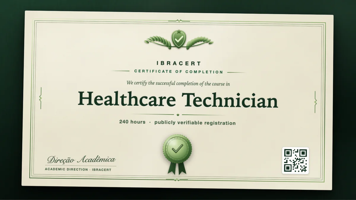 Cover of the Healthcare Technician course