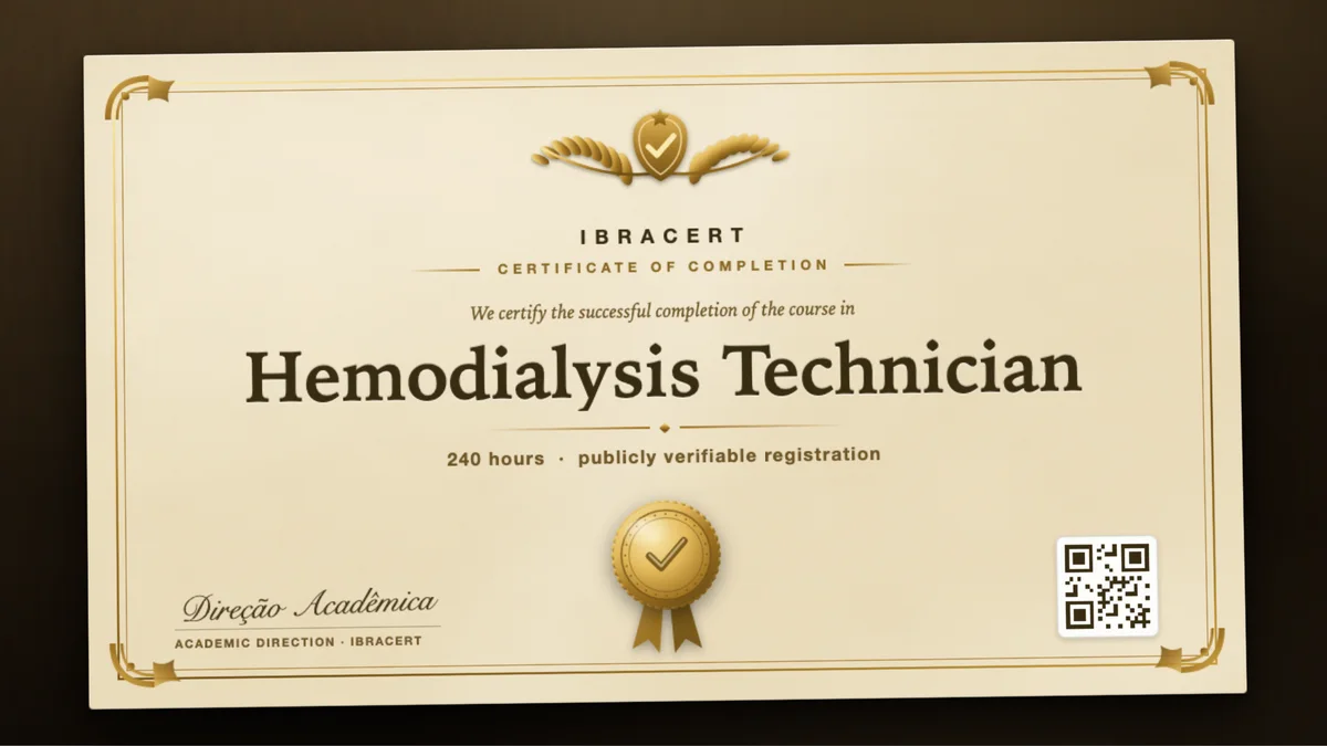 Cover of the Hemodialysis Technician course