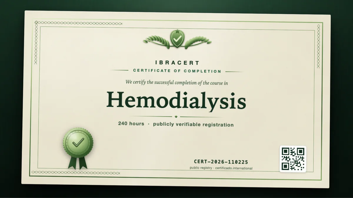 Cover of the Hemodialysis course