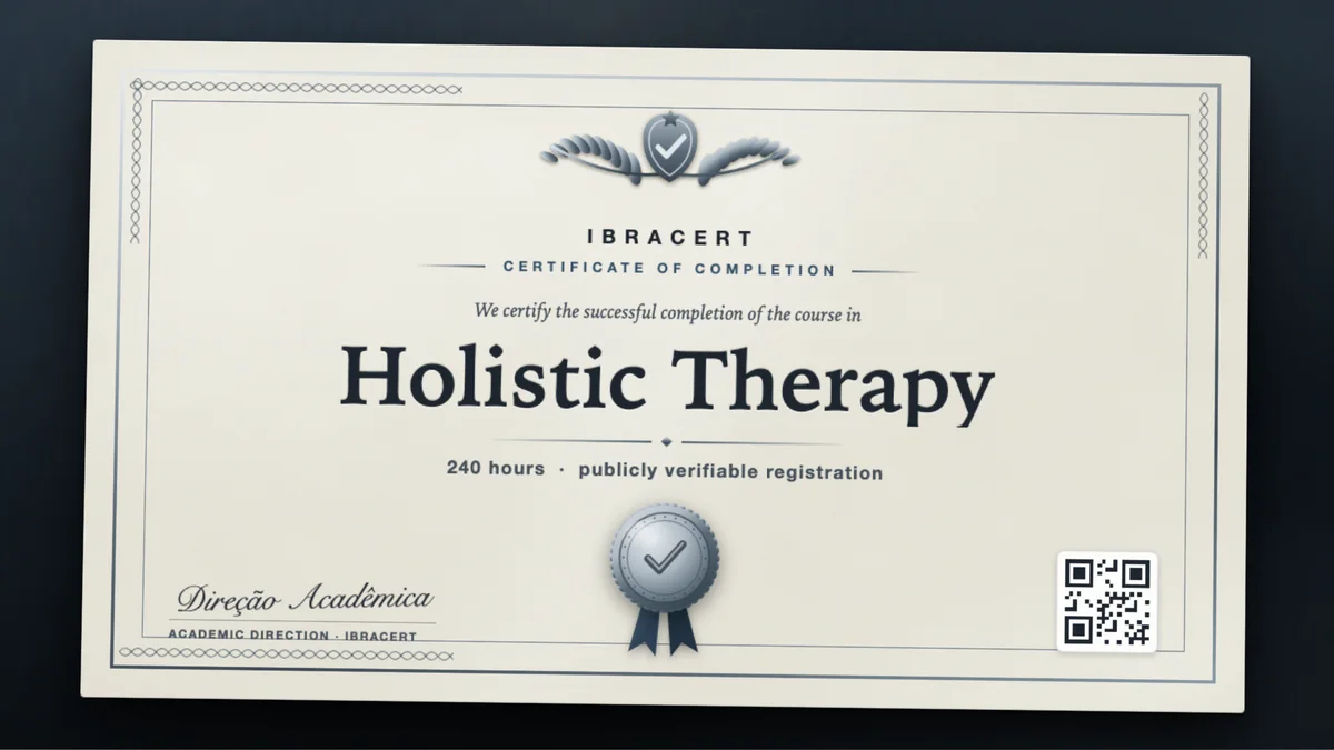 Cover of the Holistic Therapy course