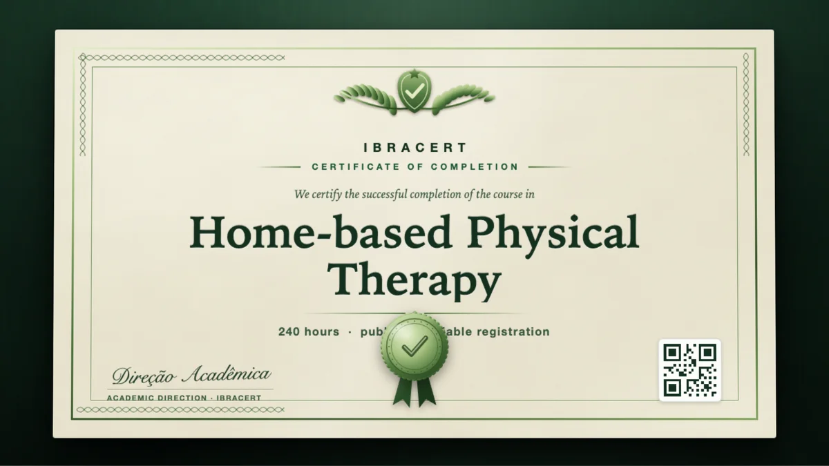 Cover of the Home-based Physical Therapy course