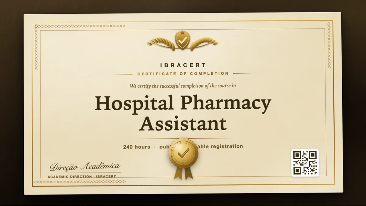 Cover of the Hospital Pharmacy Assistant course