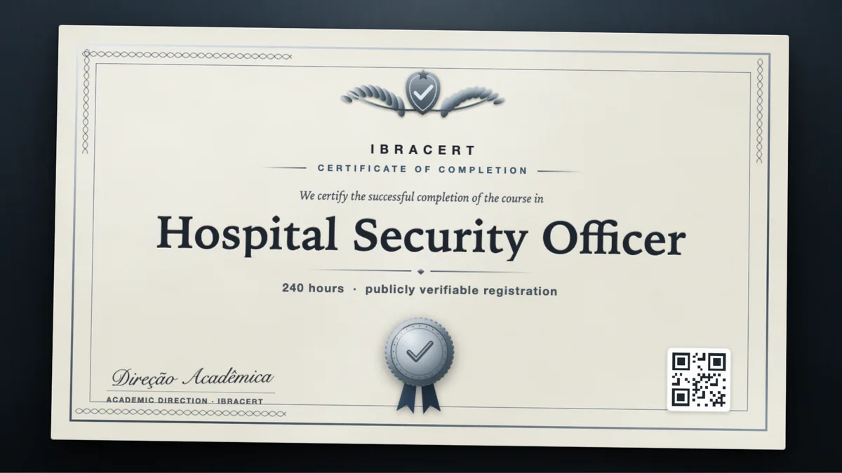 Cover of the Hospital Security Officer course