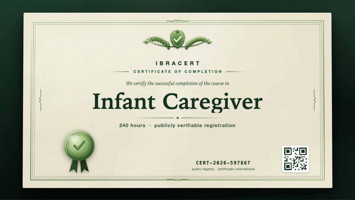 Cover of the Infant Caregiver course