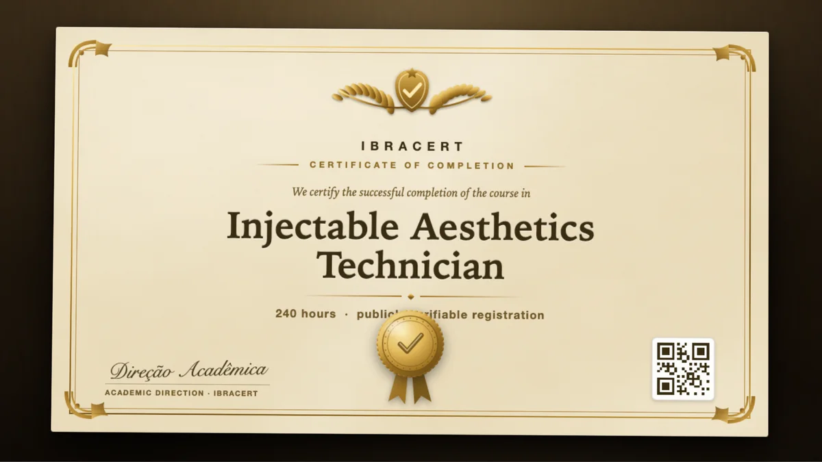 Cover of the Injectable Aesthetics Technician course