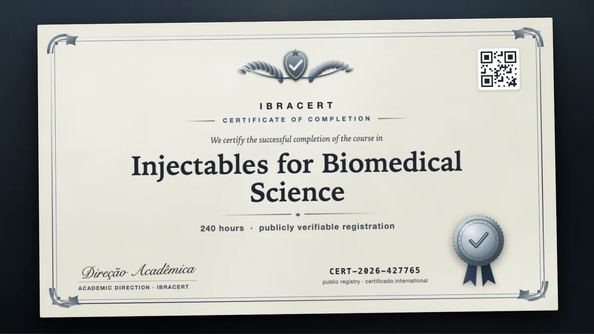 Cover of the Injectables for Biomedical Science course