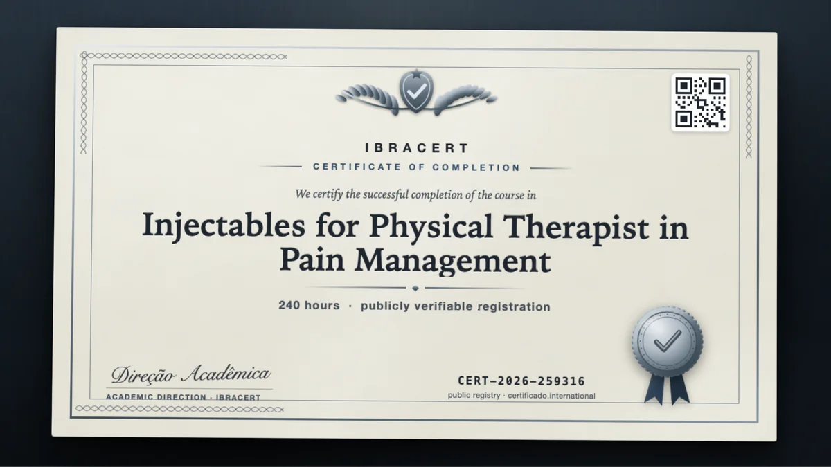 Cover of the Injectables for Physical Therapist in Pain Management course