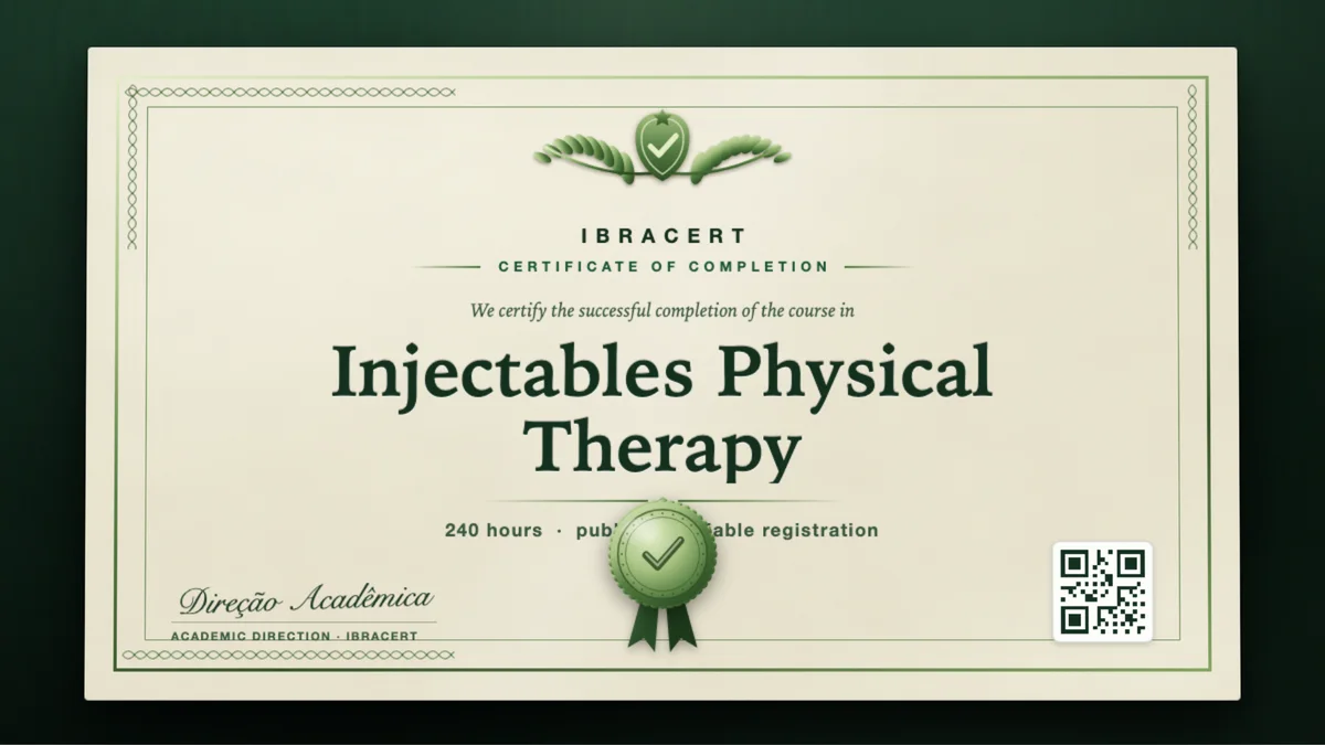 Cover of the Injectables Physical Therapy course