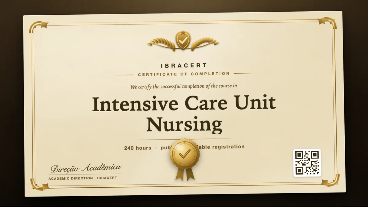 Cover of the Intensive Care Unit Nursing course