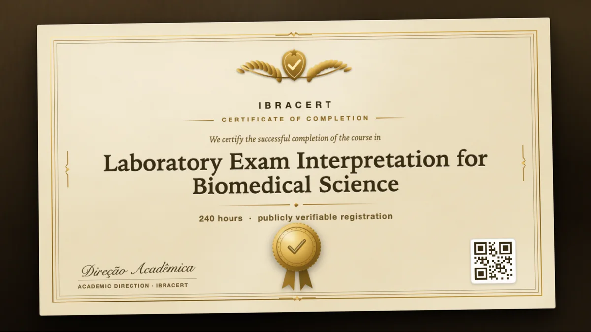 Cover of the Laboratory Exam Interpretation for Biomedical Science course