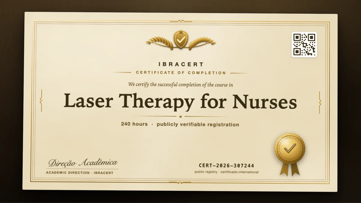 Cover of the Laser Therapy for Nurses course