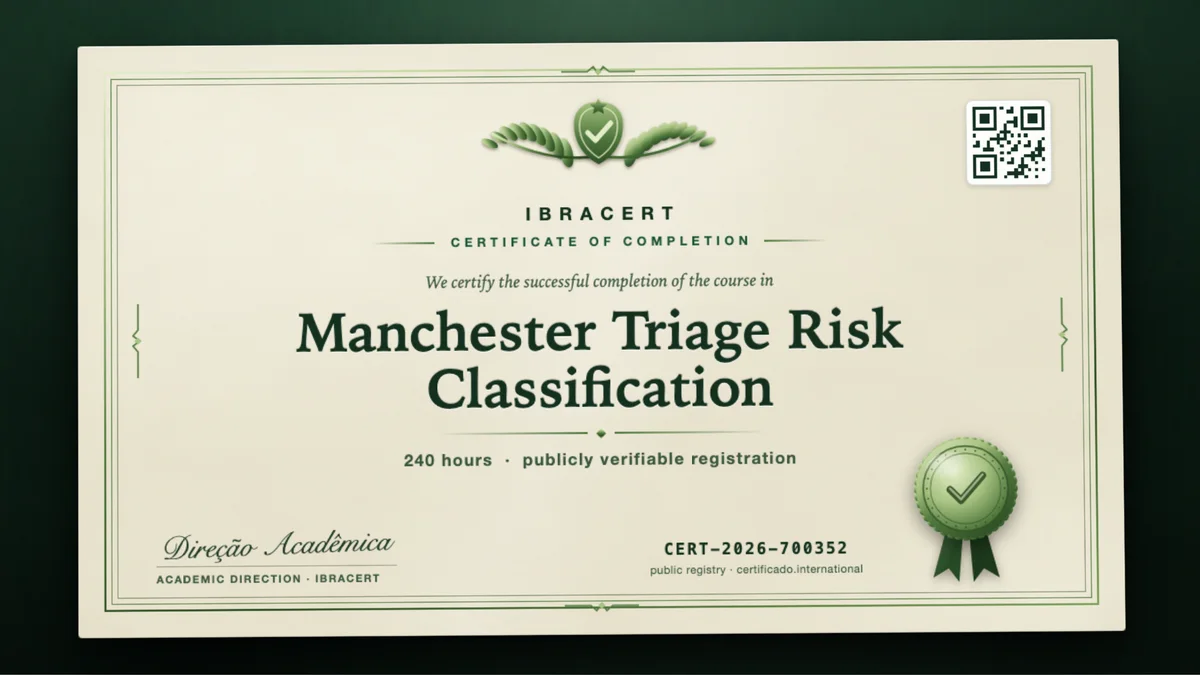 Cover of the Manchester Triage Risk Classification course