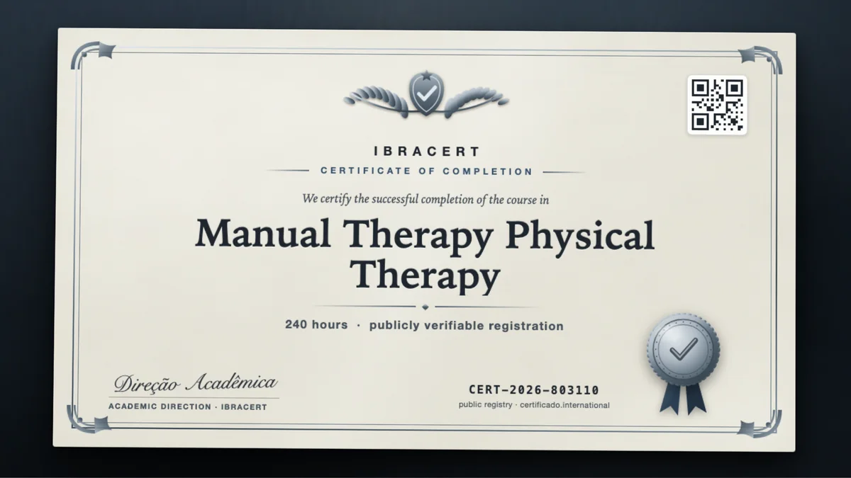 Cover of the Manual Therapy Physical Therapy course