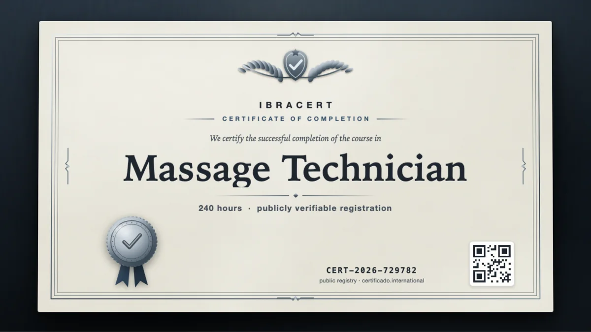 Cover of the Massage Technician course
