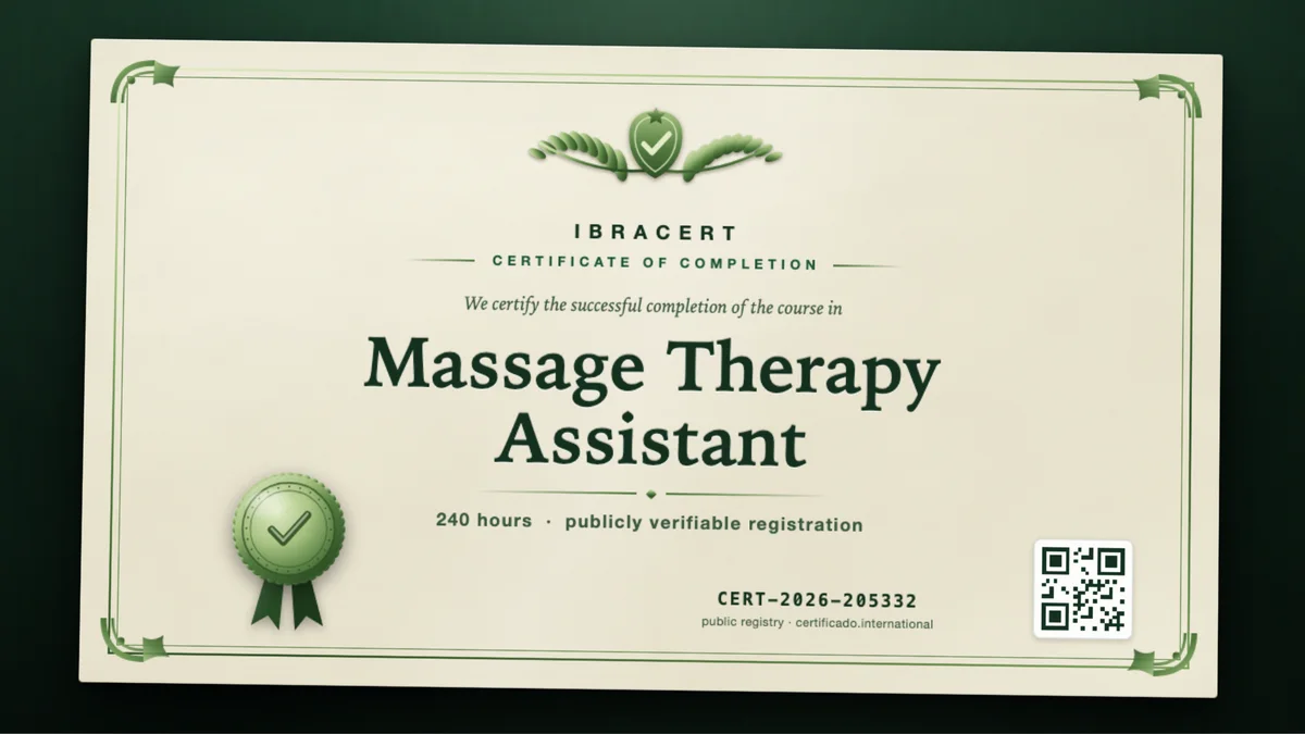 Cover of the Massage Therapy Assistant course